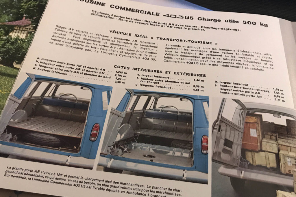 Real Art On Wheels | 1958 Peugeot 403 Commerciale