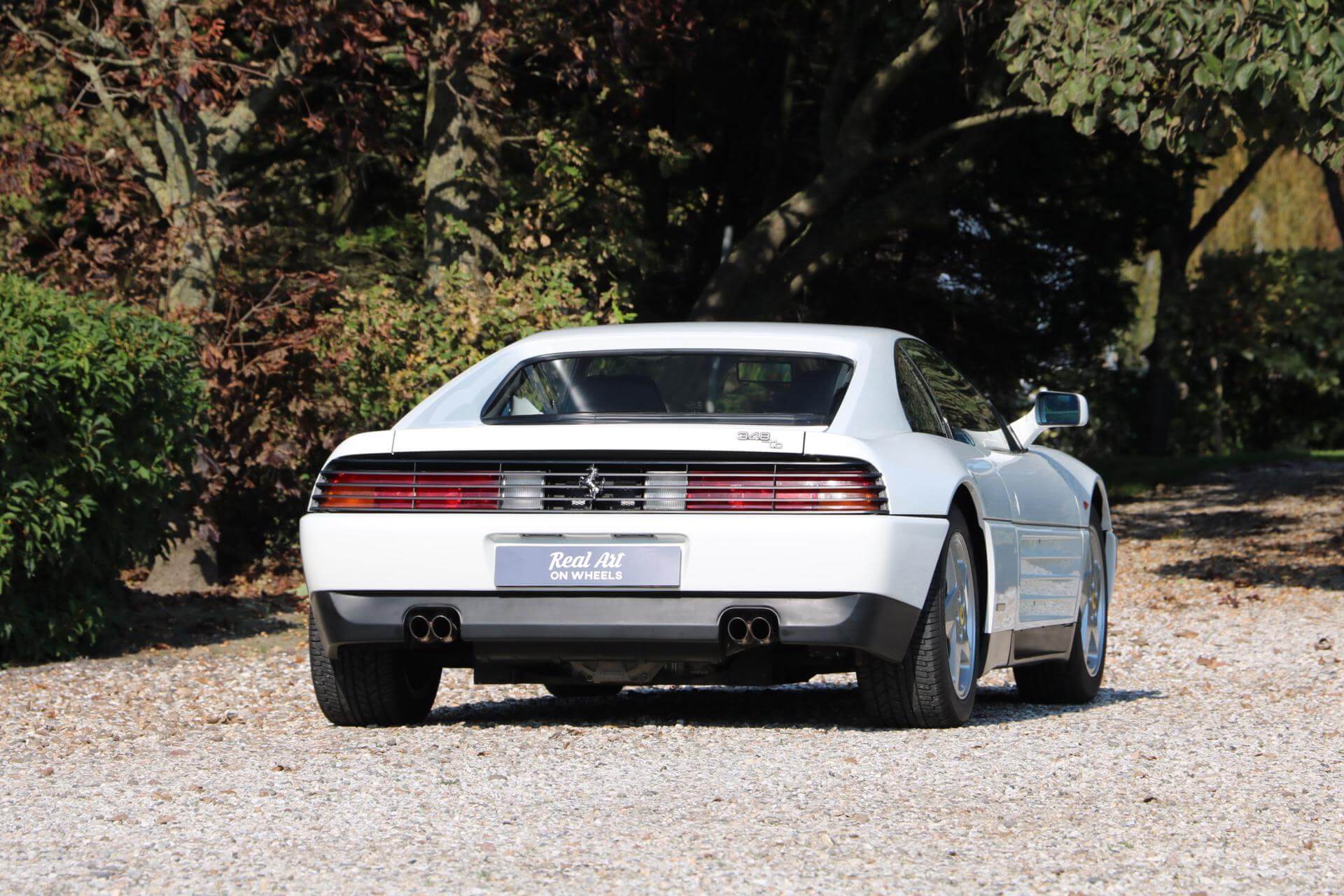 Real Art on Wheels | Ferrari 348 TB Bianco