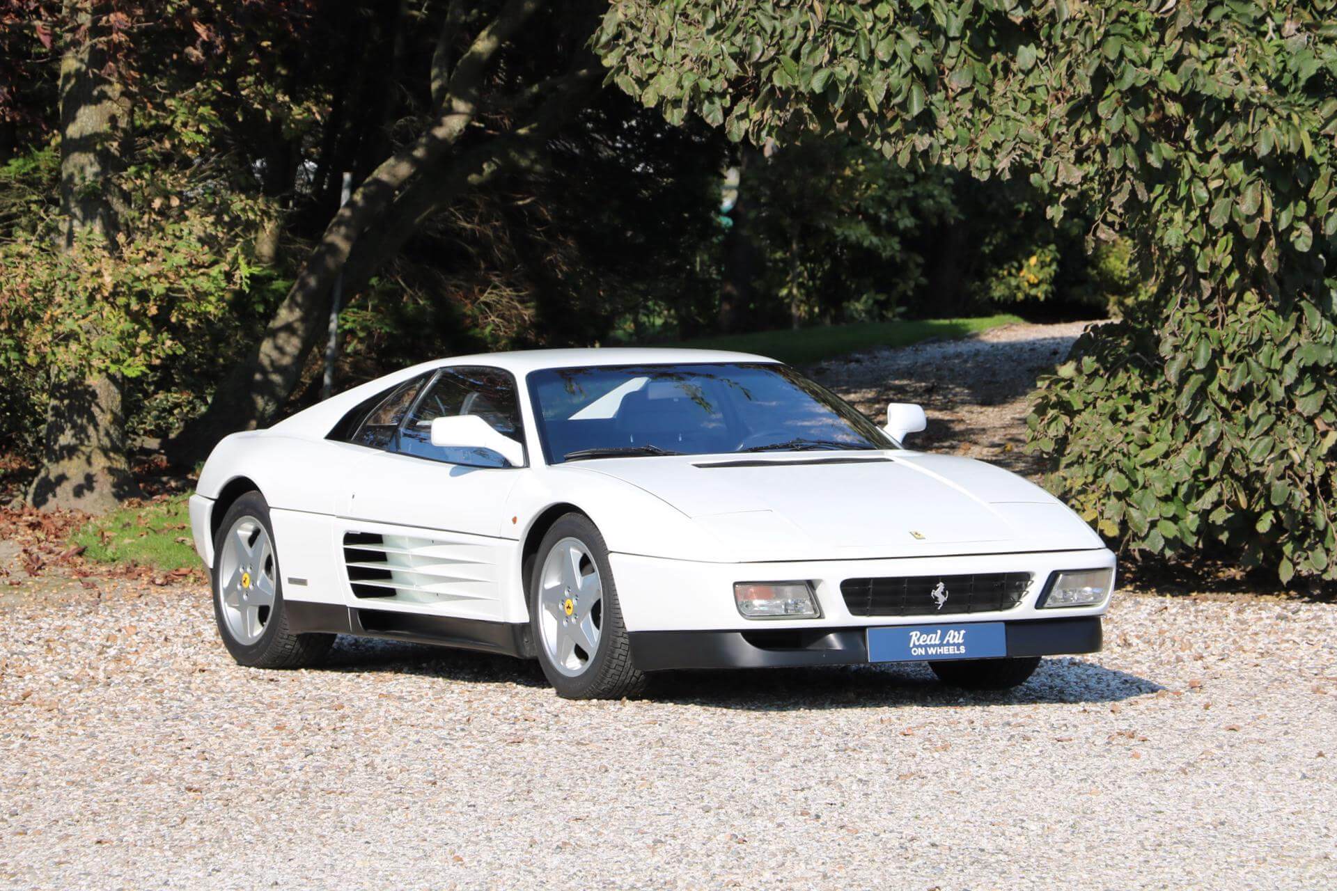 Real Art on Wheels | Ferrari 348 TB Bianco