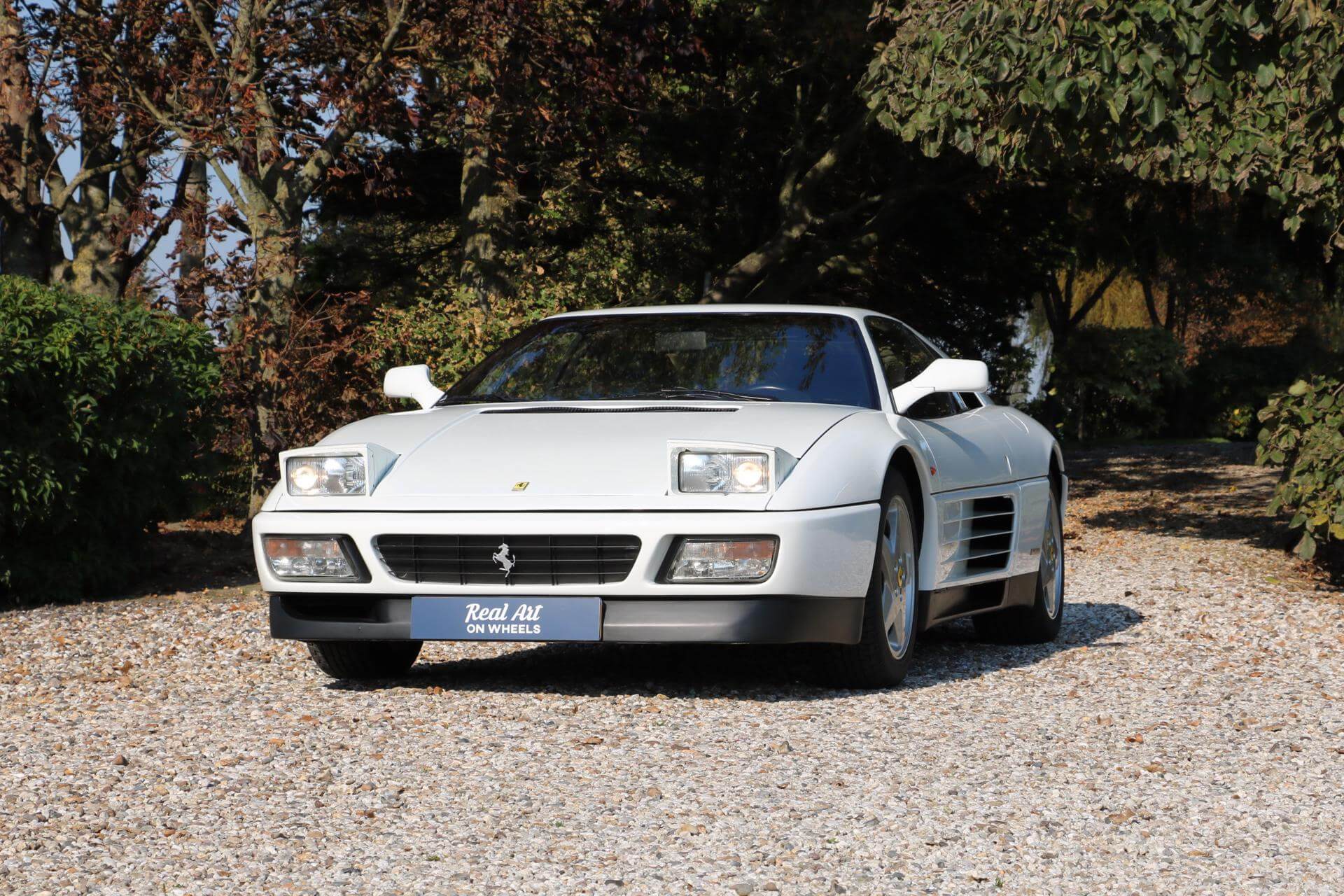 Real Art on Wheels | Ferrari 348 TB Bianco